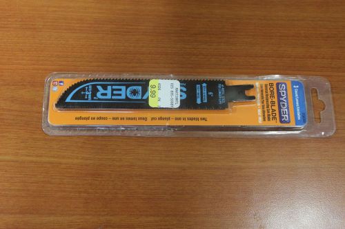 **NEW** Spyder Bore Blade 6&#034; -3 Pack-Multi Use Universal Reciprocating Saw Blade