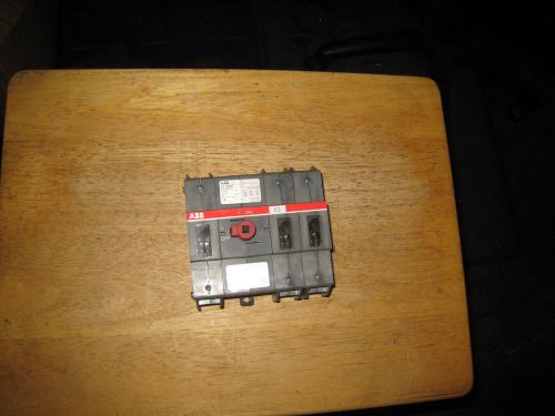 ABB OT 160E3 Disconnect Switch, USED