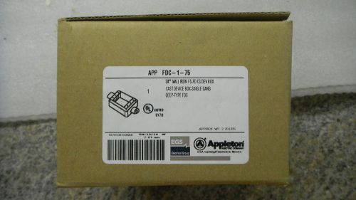 Appleton fdc175  3/4&#034; type fd box fdc-1-75  fdc2 for sale