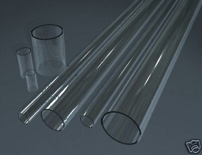 Clear Acrylic Plexiglass Tube 4-1/2 OD X 4-1/4&#034; ID X 11-7/8&#034; long