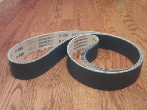 2&#034; x 72&#034; A/O JF P120 Grit Blue Sanding Belts- 5 Belts