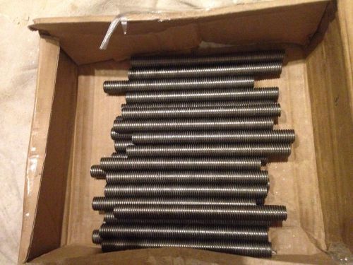 New- threaded rod - stainless steel- 5/8&#034;x7&#034;. lot of 28. for sale