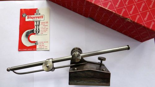 Starrett No. 257A Surface Gage Gauge 3” Base 9” Spindle in Box + Paperwork #2