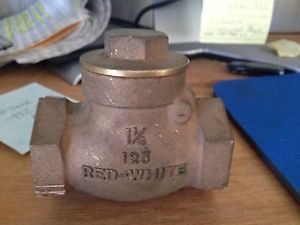 1-1/4&#034; bronze swing check valve for sale