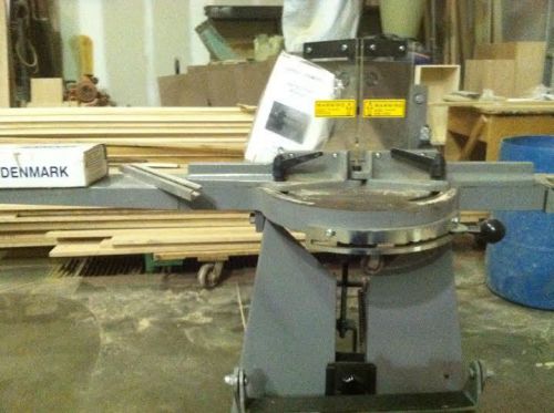 Hansen denmark guillotine chopper frame moulding cutting/joining equipment 8161 for sale