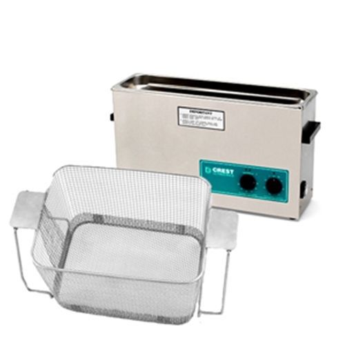 Crest CP1200HT Ultrasonic Cleaner-Perforated Basket-Analog Heat/Timer