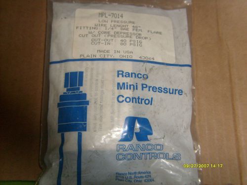 RANCO LOW PRESSURE MINI PRESSURE CONTROL MPL-7014-70