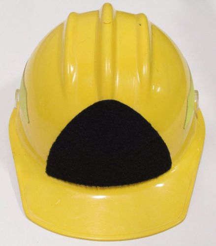 Bullard fh911cr yellow fire helmet front brim sure-lock for sale