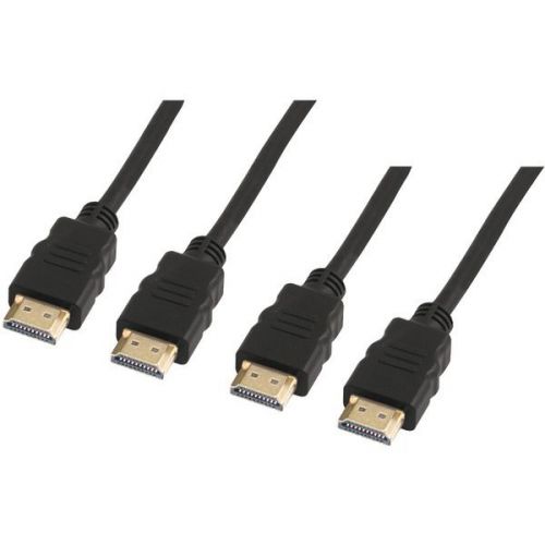 Axis KIT41202 Fully Shielded HDMI Cable - 6ft - Pack of 2
