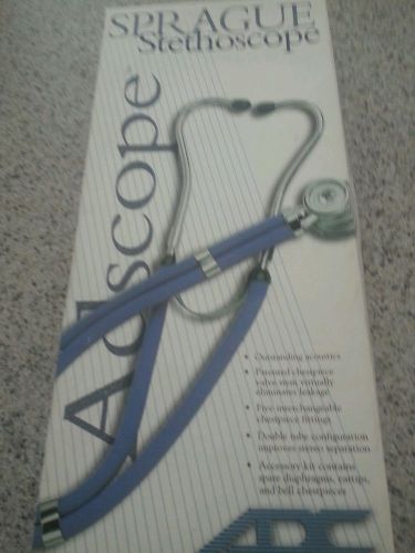 Adscope Sprague Stethoscope  641 bk 22 inches.
