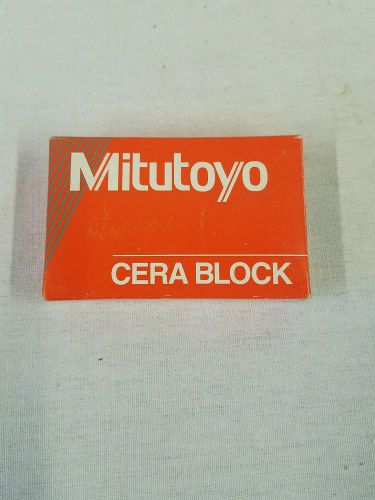 Mitutoyo Ceramic Rectangular Gage Block, ASME Grade 0 ~ 0.1&#034; Length CERA BLOCK