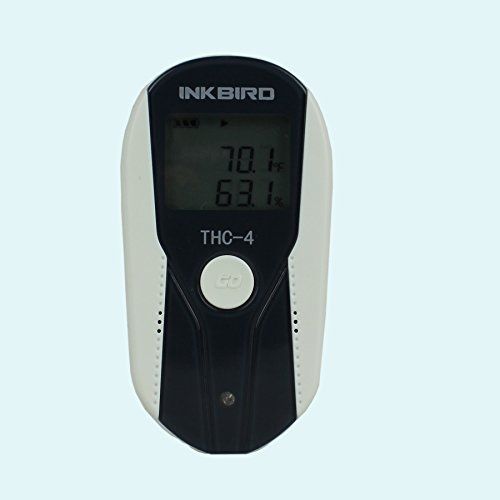 Inkbird USB Temperature and Humidity Data Logger, LCD Display, 16000 Data,