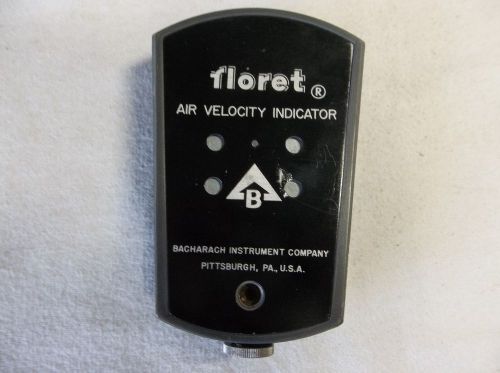 VINTAGE FLORET AIR VELOCITY INDICATOR BACHARACH INDUSTRIES WITH CASE