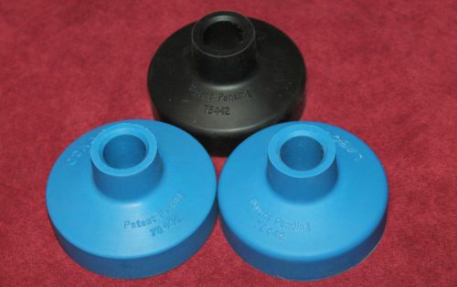 Lot of 3 Labconco 75442 Rubber Silicon Flask Tops Freeze Dry Free Shipping