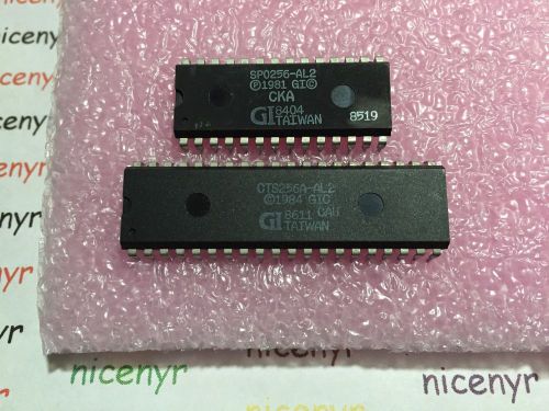 General Instrument SPO256A-AL2 &amp; CTS256A-AL2 Speech Processor Chip set NEW