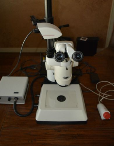 Leica mz16 motorized stereomicroscope with leica dfc290 firewire camera for sale