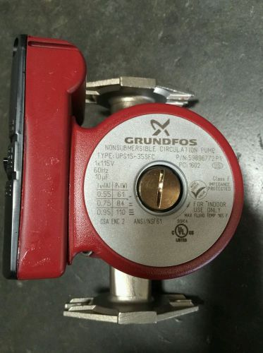 Grundfos 59896772 3/20 Horsepower Stainless Steel Circulator Pump