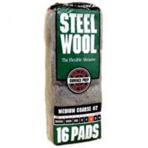 Med Crse Steelwool Pad THE HOMAX GROUP Steel Wool 106605-06 033873161059