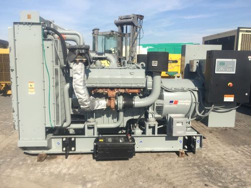 -500 kw mtu generator, 12 lead reconnectable, skid mounted, only 17 hours!!! for sale