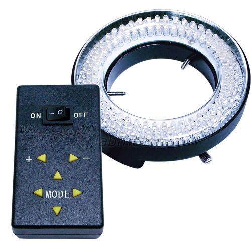 144 Pieces White LED Light Ring Illuminator Microscope Lighting 4 Mode Control