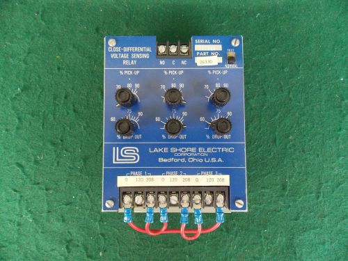 Lake Shore Electric 26330 Close Differential Voltage Sensing Relay %