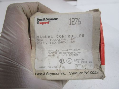 PASS &amp; SEYMOUR MANUAL CONTROLLER 1276 *NEW IN BOX*