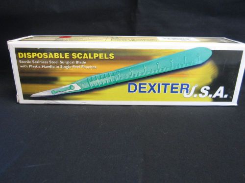 Dexiter Sterile Stainless Steel Surgical Blades #15