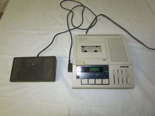 Sony BM-147 Transcriber Dictation Machine &amp; FS-75 Foot Pedal AS-IS