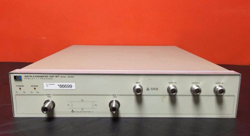 HP 35677B, 100 kHz to 200 MHz, 75 ohms, Type N Connectors, S-Parameter Test Set