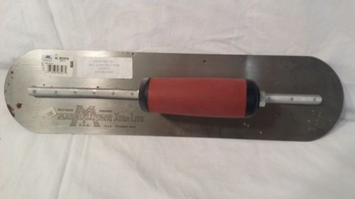 MARSHALLTOWN XTRA LITE CEMENT CONCRETE FINISHING TROWEL STAINLESS COMFORT GRIP