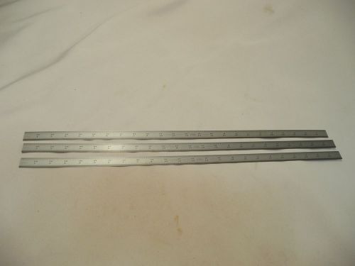 Chesterman 24&#034; Ruler Satin Chrome #CF 962 F...... 3 pieces