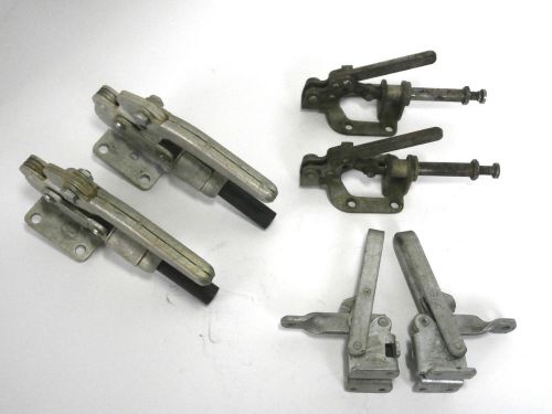 Lot of 6 Vintage Clamps DE-STA-CO Model 610 &amp; 605/Danly 9-00-20 Industrial Clamp