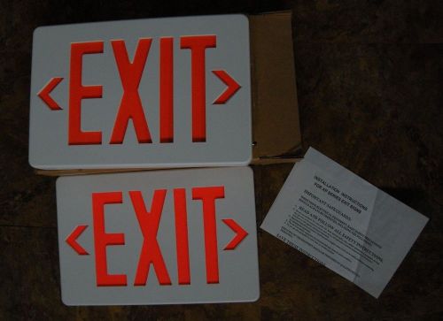 Luxnet Exit Sign/Light~Model # EP6-5LRU~NIB