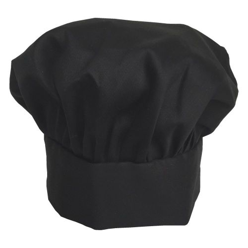 Obvious chef black chef hat - adjustable velcro fit-adult -black- professional for sale