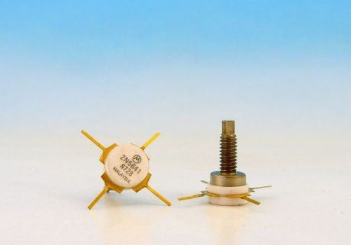 2N5641 MOTOROLA Silicon Power Transistor Gold Pin / Si NPN 35V 1A 15W X-27