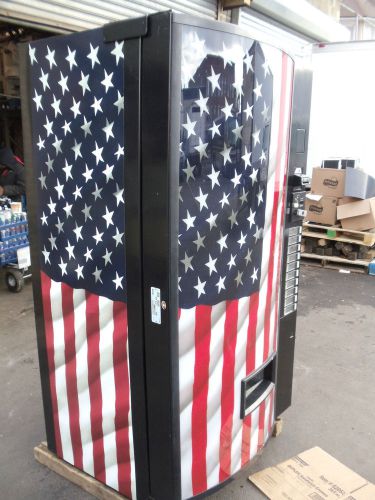 Vendo V540 with American Flag front Beverage / Soda Pop Vending Machone