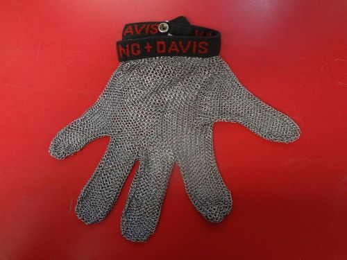 Whiting &amp; Davis Honeywell Stainless Steel Reversible Mesh Glove, Medium  #1237