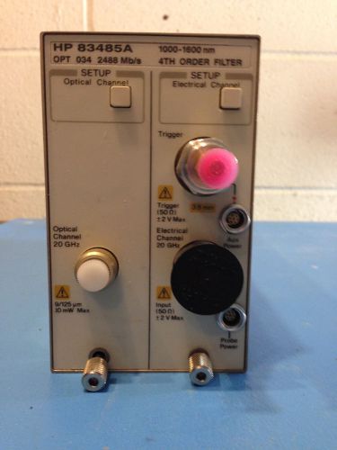 Agilent 83485A with option 034 or 012,034