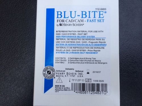 DENTAL Blu-Bite HP For CAD/Cam Fast Set  2x50ml Bite Registration Material