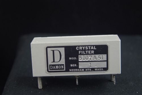 One Damon RF Crystal Filter Module Model 5107A51