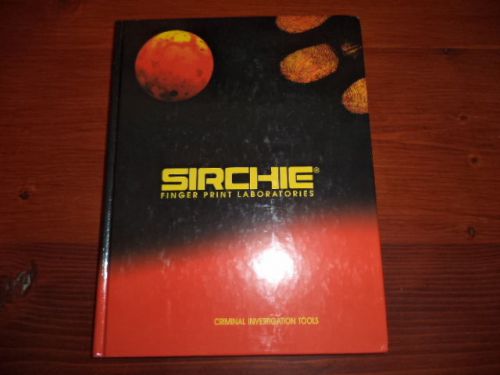 Sirchie Fingerprint Laboratories Crime Lab book manual