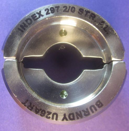 Burndy u26art 2/0 aluminum index 297 u style hydraulic compression tool die for sale