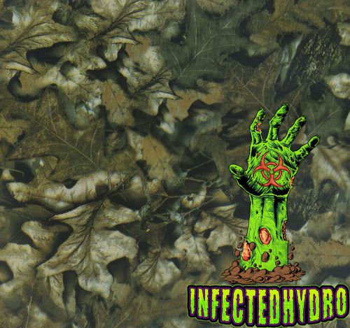 Hydrographics Film Hydrodipping Hydro Dip 32.5 sqft Water Transfer Leaves Camo