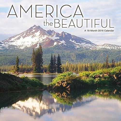 Trends 2016 Monthly Wall Calendar - America the Beautiful