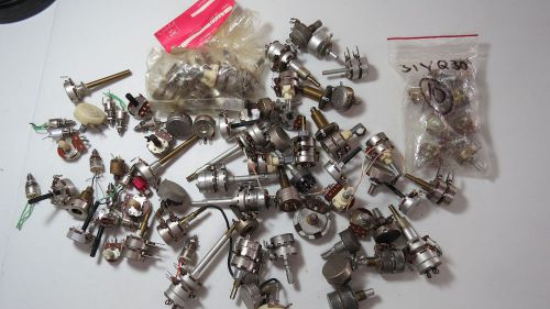 Nice Lot Of Vintage Potentiometer Eletricial Items