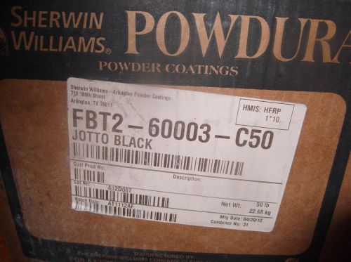 SHERWIN WILLIAMS POWDURA POWDER COATING PAINT JOTTO BLACK 10LBS SHIPS FAST!