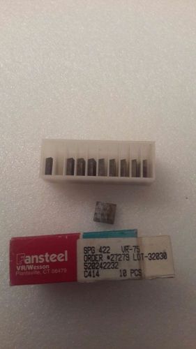 10 SQUARE SPG 422 NEW FANSTEEL VR/WESSON SPG 422 VR-75 C414