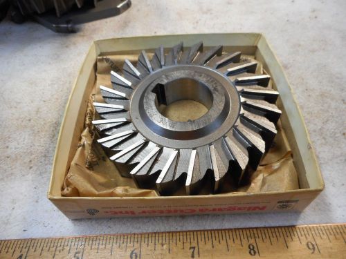 NIAGARA 4&#034; x 3/4&#034; x 1 1/4&#034; STRAIGHT TOOTH Side Milling Cutter