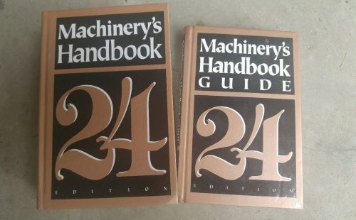 Machinery&#039;s Machinist Handbook 24th Edition 1992 - plus Machinery handbook guide