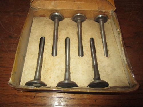 Oliver tractorS-55,550,S66,S77,770,1550,1555 BRAND NEW (6) exhaust valves N.O.S.